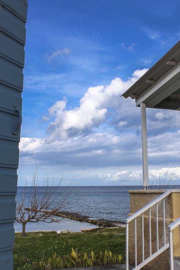 Pelagion II Sea Coral - Beachfront Holiday Home Kypseli ภายนอก รูปภาพ